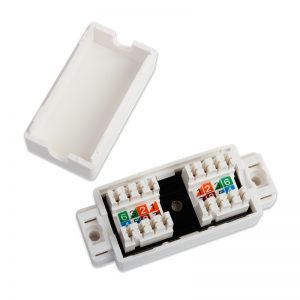 Wirepath™ Cat6 Junction Box with Dual IDC (White)