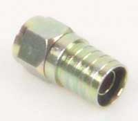 DSS hexagonal crimp F plug for RG/6 wire