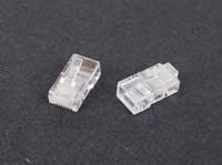 RJ45 CAT5 Mod Plug/CLEAR