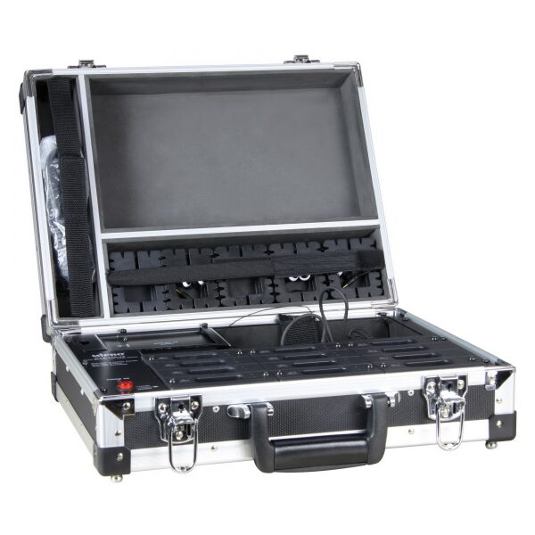 12-Slot Storage and Charger Carry Case